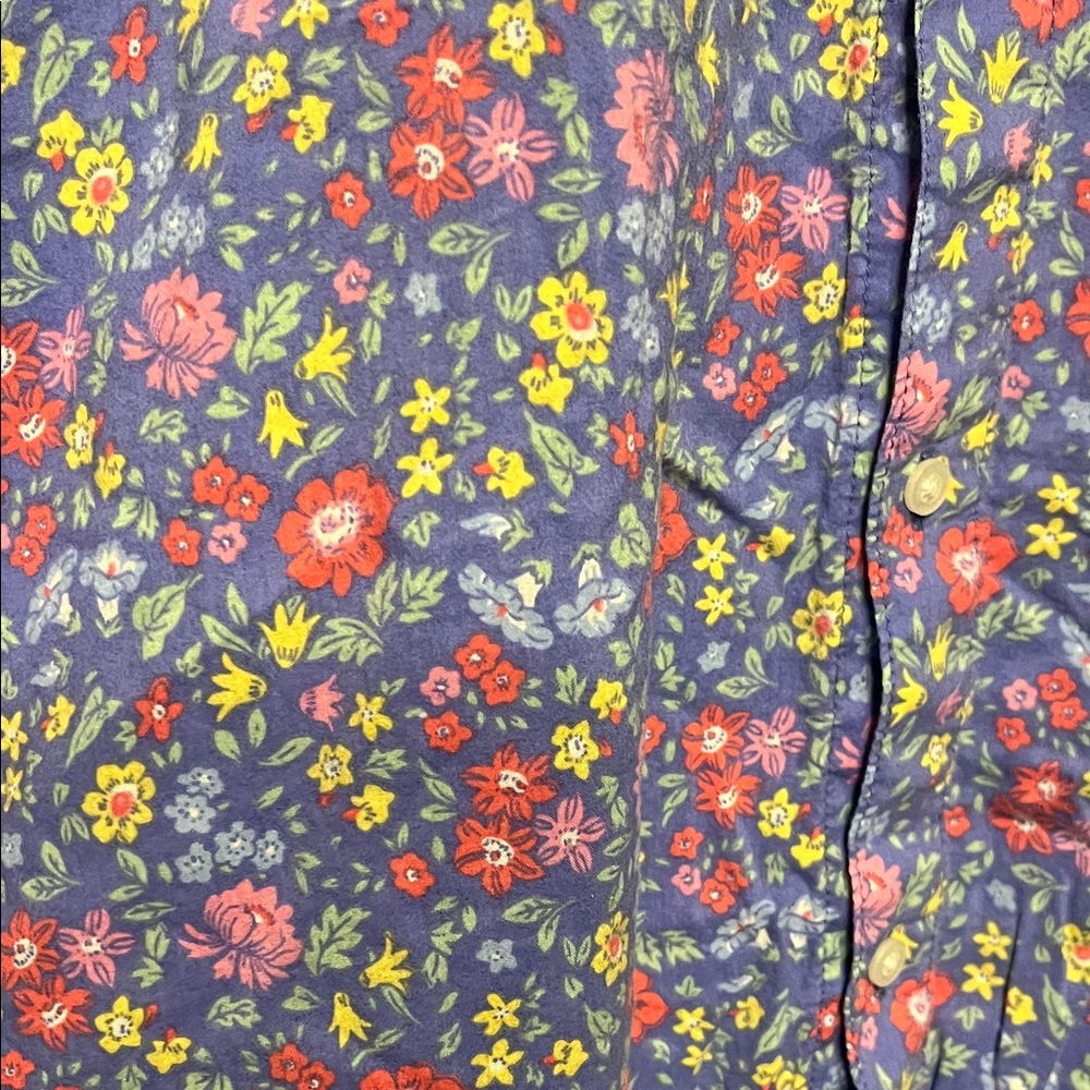 💁‍♂️MENS Lauren Ralph Lauren VINTAGE Purple Floral Button-Down Shirt - Picture 4 of 7